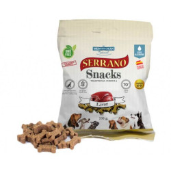 Mediterranean Natural Serrano Snacks skanėstai su kepenimis šunims