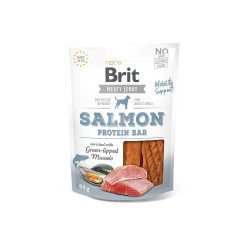 Brit Jerky Salmon Protein Bar skanėstas šunims