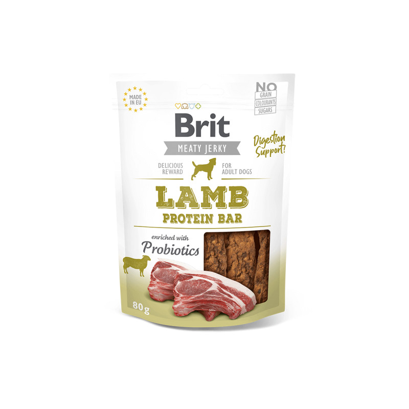 Brit Jerky Lamb Protein Bar skanėstas šunims