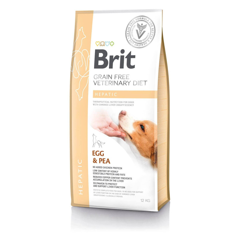 Brit Veterinary Diets Hepatic sausas maistas šunims