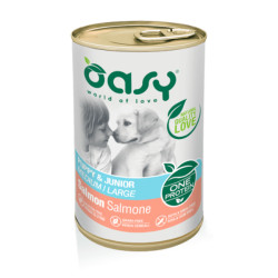 Oasy Puppy Salmon vieno baltymo konservai su lašiša šuniukams