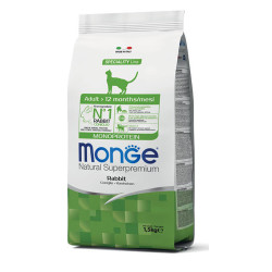 Monge Adult Monoprotein Rabbit sausas maistas katėms