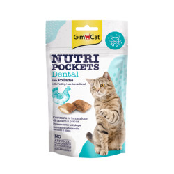 GimCat Nutri Pockets Dental skanėstai katėms