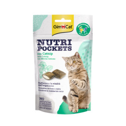 GimCat Nutri Pockets with Catnip & Multivitamin skanėstai katėms