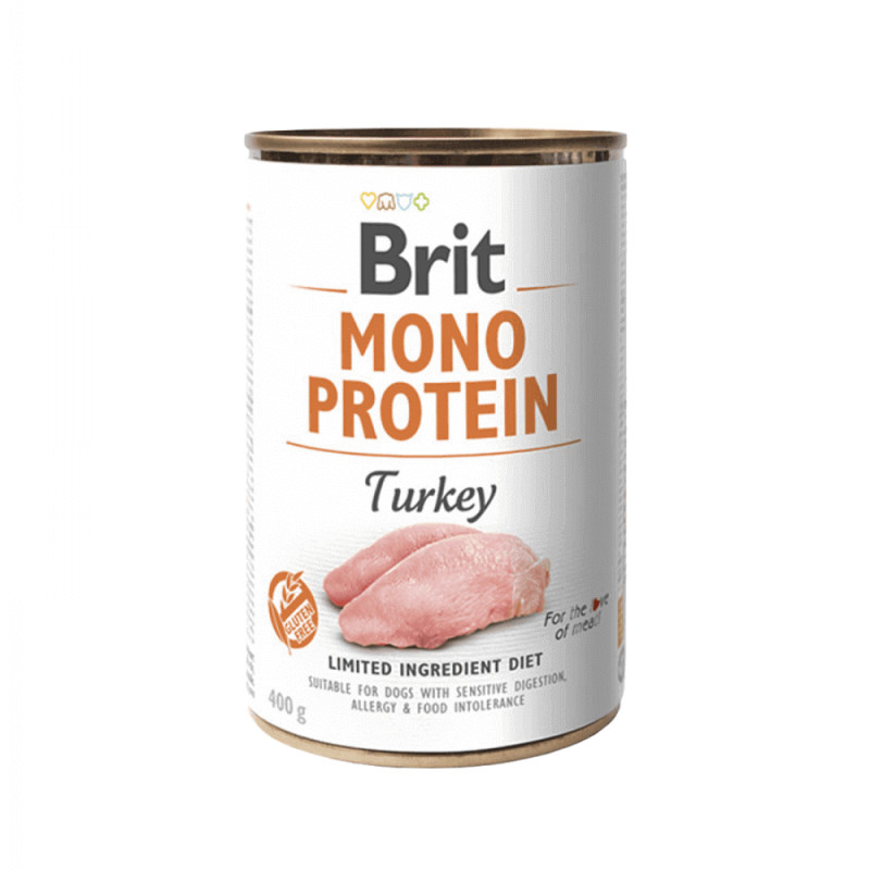 Brit Care Mono Protein Turkey vieno baltymo konservai šunims