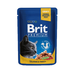 Brit Premium Salmon & Trout konservai katėms