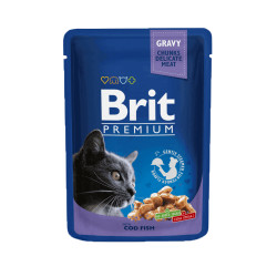 Brit Premium Cod Fish konservai katėms