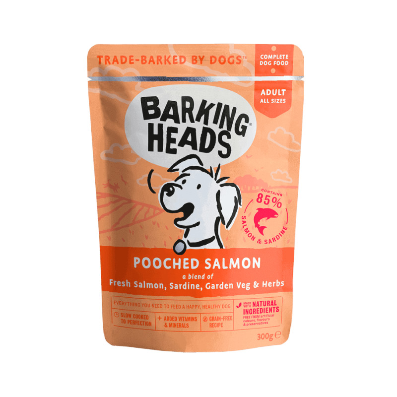 Barking Heads Pooched Salmon konservai su lašiša šunims