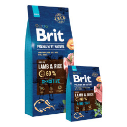 Brit Premium by Nature Lamb & Rice sausas maistas šunims