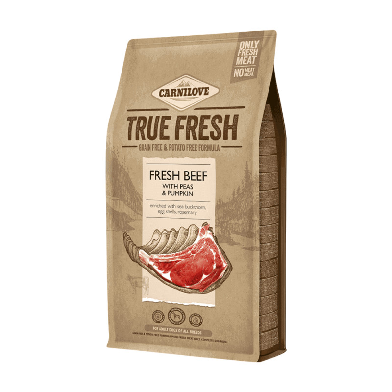 Carnilove True Fresh Beef sausas maistas šunims