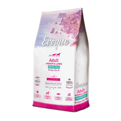 Evoque Adult MediumLarge sausas maistas su tunu ir balta žuvimi suaugusiems šunims