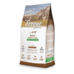 Evoque Adult Medium/Large sausas maistas su ėriena ir šerniena suaugusiems šunims