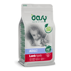 Oasy Adult Cat Lamb sausas maistas su ėriena katėms