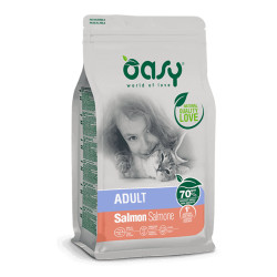 Oasy Adult Cat Salmon sausas maistas su lašiša katėms