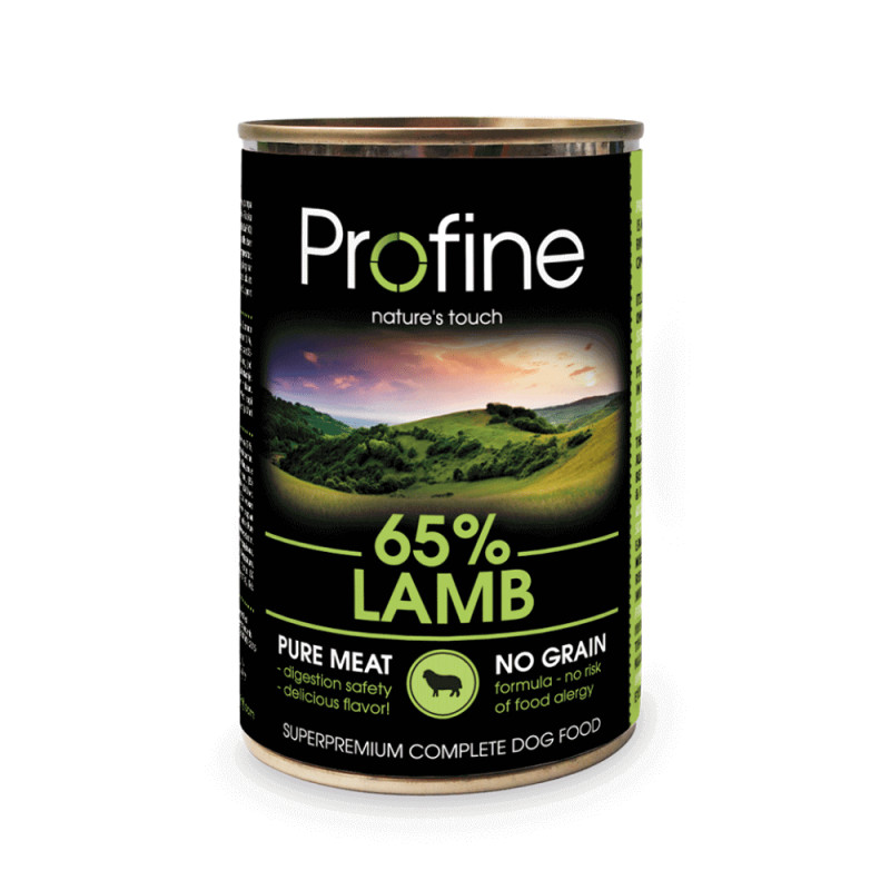 Profine konservai su ėriena šunims