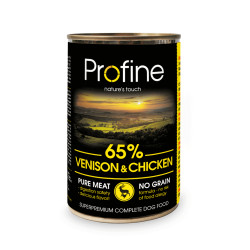 Profine konservai su elniena ir vištiena šunims