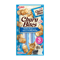 Churu Cat Bites Chicken Tuna Scallop skanėstai katėms