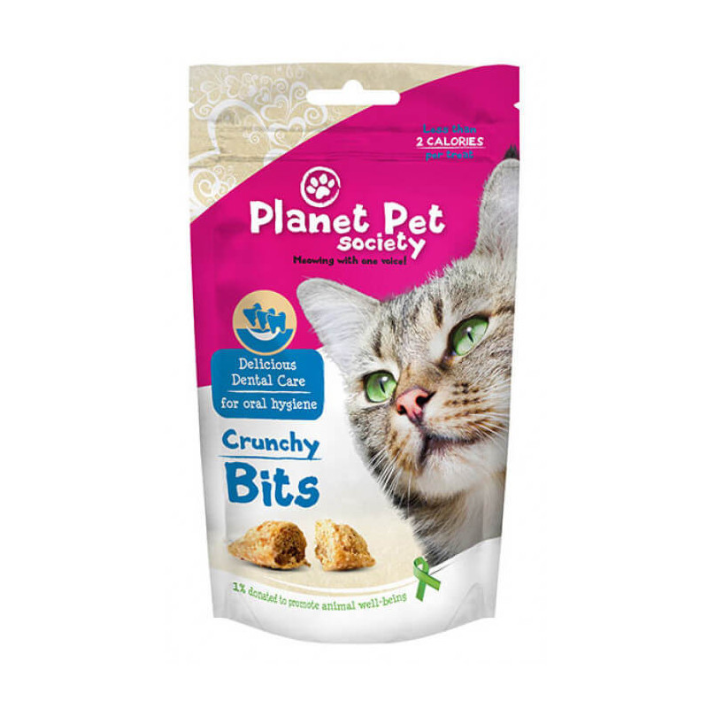 Planet Pet Society traškūs skanėstai dantų priežiūrai katėms
