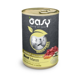 Oasy Grain Free Adult Medium & Large Beef konservai su jautiena šunims