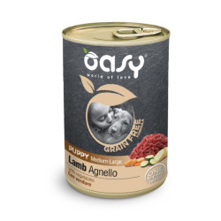 Oasy Grain Free Adult Medium & Large Lamb konservai su ėriena šunims