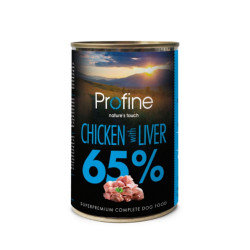 Profine konservai su vištiena ir vištienos kepenimis šunims