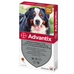 Advantix lašai nuo blusų ir erkių šunims