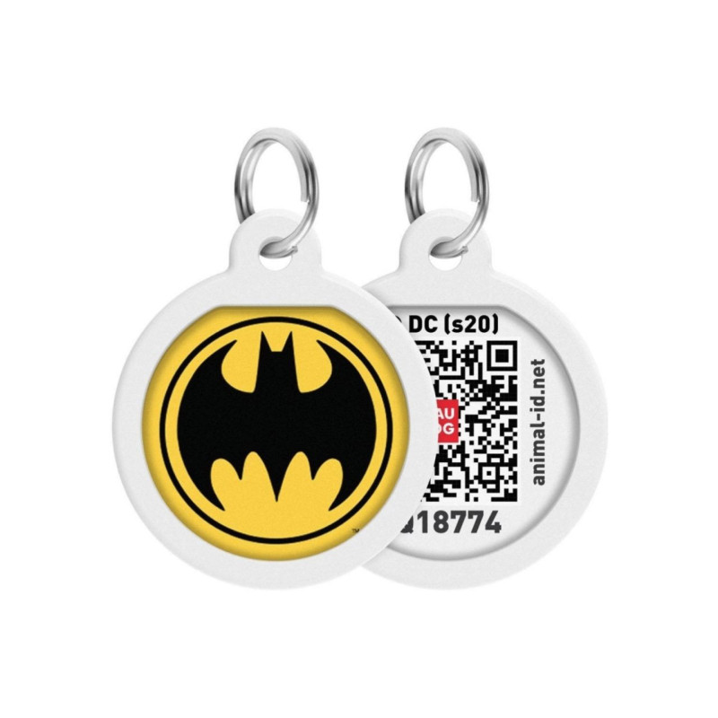 Waudog Smart ID Batman Logo pakabukas augintiniams