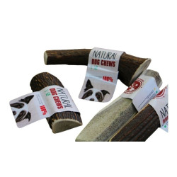 AM Horns natūralus elnio rago kramtukas skeltas skanėstas šunims