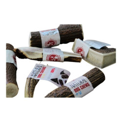 AM Horns natūralus elnio rago kramtukas skeltas skanėstas šunims