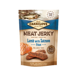 Carnilove Meat Jerky Lamb & Salmon Fillet skanėstai šunims