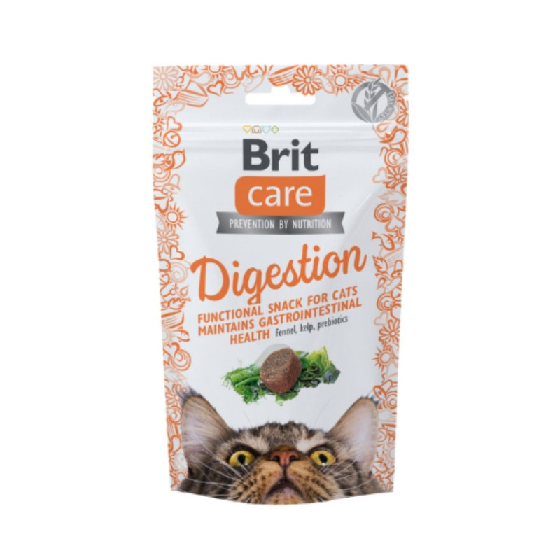 Brit Care Cat Digestion begrūdžiai skanėstai katėms