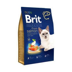 Brit Premium Cat Adult Salmon sausas maistas katėms