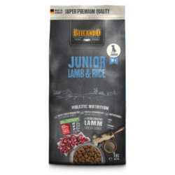 Belcando Junior Lamb & Rice sausas maistas su ėriena jauniems šunims - Zoobaze.lt