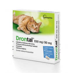 Drontal Cat tabletės nuo kirminų katėms