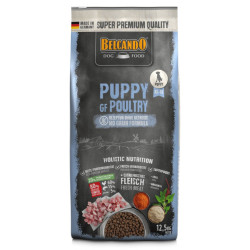 Belcando Puppy GF Poultry begrūdis sausas maistas su naminių paukščių mėsa jauniems šuniukams - Zoobaze.lt