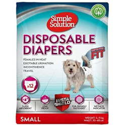 Simple Solution vienkartinės sauskelnės kalytėms