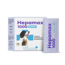 Bioveterinary Hepamax 1000 maisto papildas augintiniams