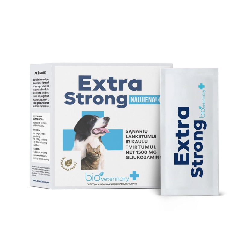 Bioveterinary Extra Strong maisto papildas augintiniams