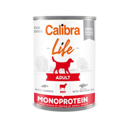 Calibra Life Dog konservai su jautiena ir morkomis suaugusiems šunims