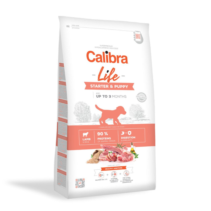 Calibra Life Dog Starter & Puppy sausas maistas su ėriena šuniukams