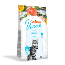 Calibra Verve Cat Adult begrūdis sausas maistas su žuvimi katėms
