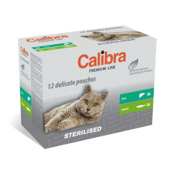Calibra Pouch Cat Sterilised Multipack konservų padaže rinkinys katėms