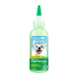 TropiClean Fresh Breath Clean Teeth dantų priežiūros gelis šunims