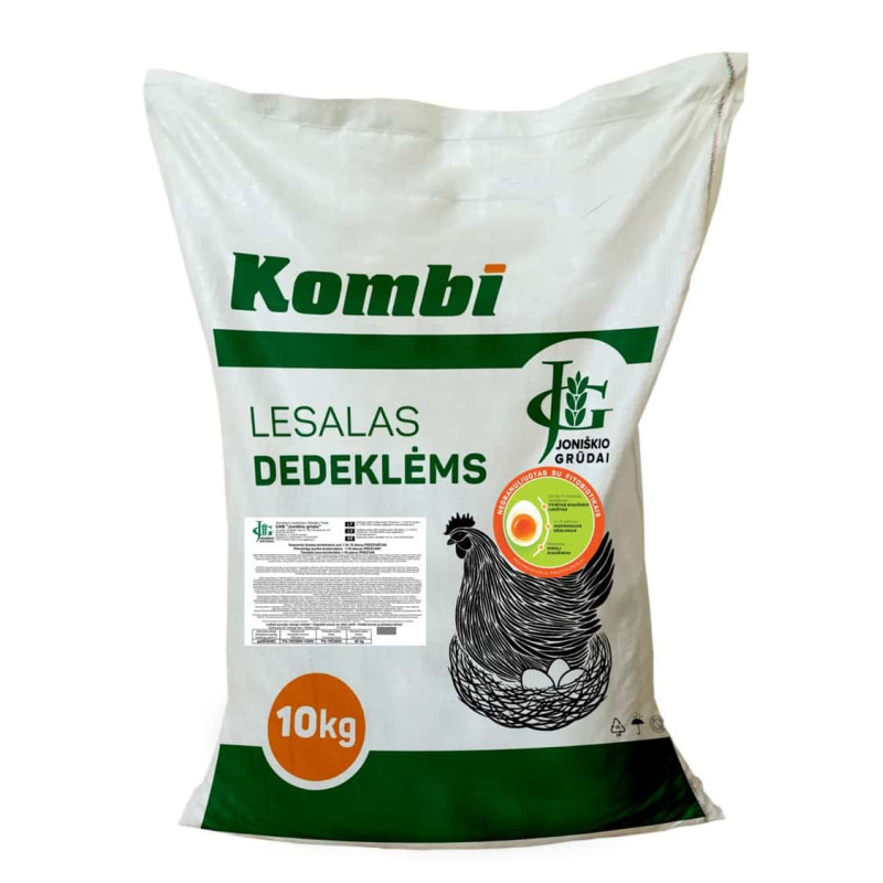 Joniškio grūdai Kombi visavertis negranuliuotas lesalas su fitobiotikais vištoms dedeklėms