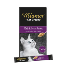 Miamor Cat Cream skanėstai su salyklu ir sūriu katėms