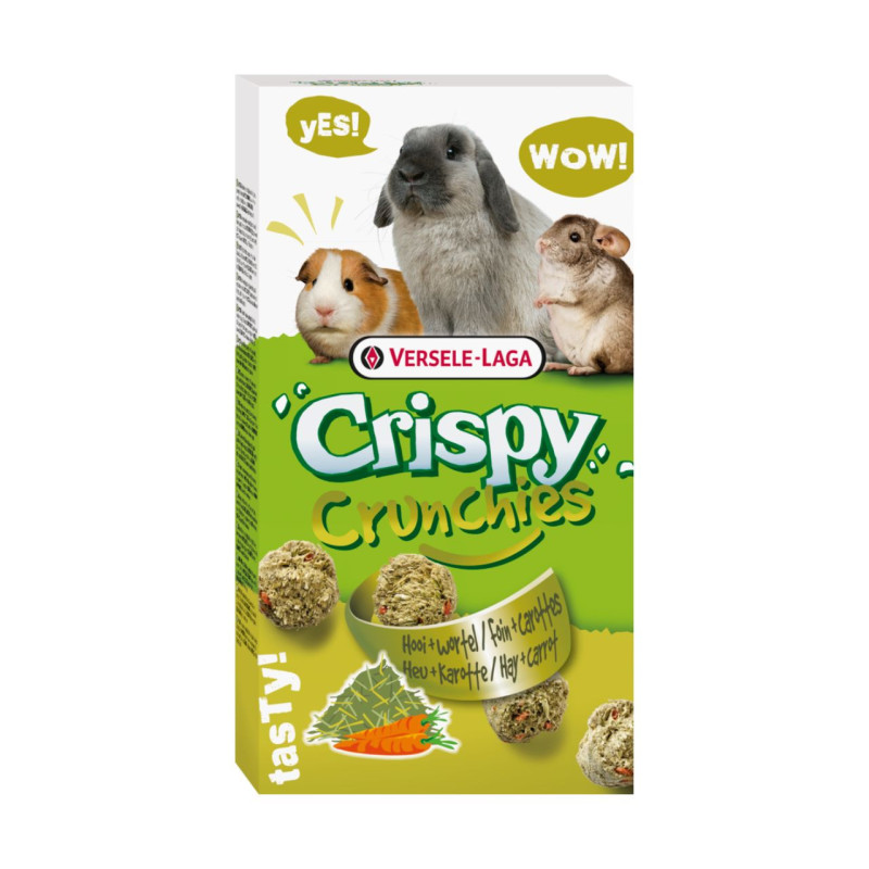 Versele-Laga Crispy Crunchies skanėstai su šienu graužikams