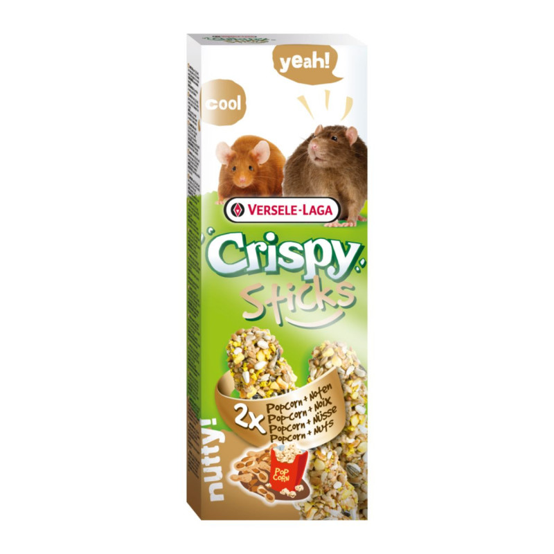 Versele Laga Crispy Sticks skanėstai su kukurūzais ir riešutais žiurkėms ir pelėms