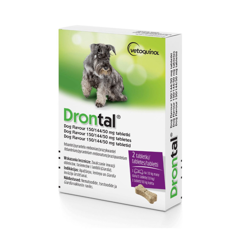 Drontal Dog Flavour tabletės nuo kirminų šunims