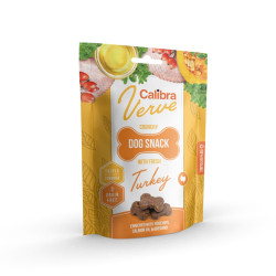 Calibra Verve Dog Crunchy skanėstai su šviežia kalakutiena šunims