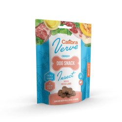 Calibra Verve Dog Crunchy skanėstai su vabzdžių baltymais ir šviežia ėriena šunims